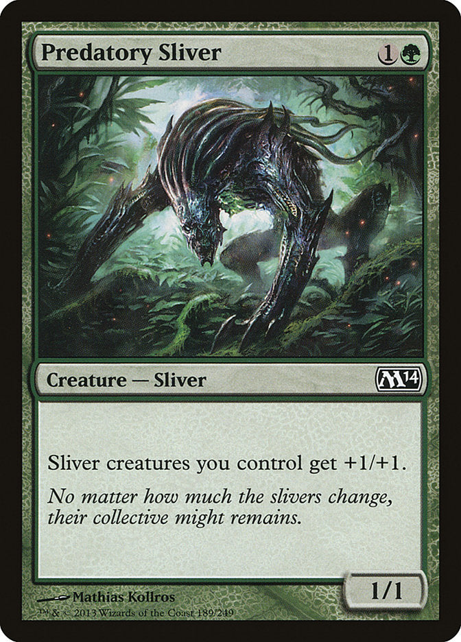 Predatory Sliver [Magic 2014] | Galaxy Games LLC