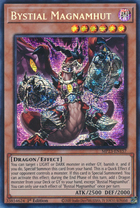 Bystial Magnamhut [MP23-EN157] Prismatic Secret Rare | Galaxy Games LLC