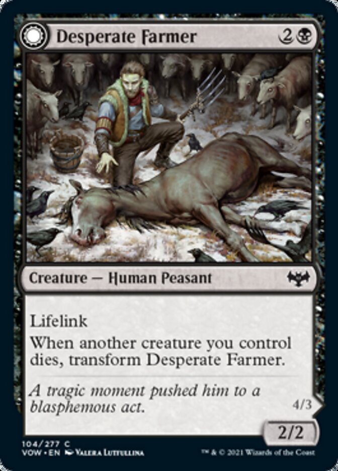 Desperate Farmer // Depraved Harvester [Innistrad: Crimson Vow] | Galaxy Games LLC