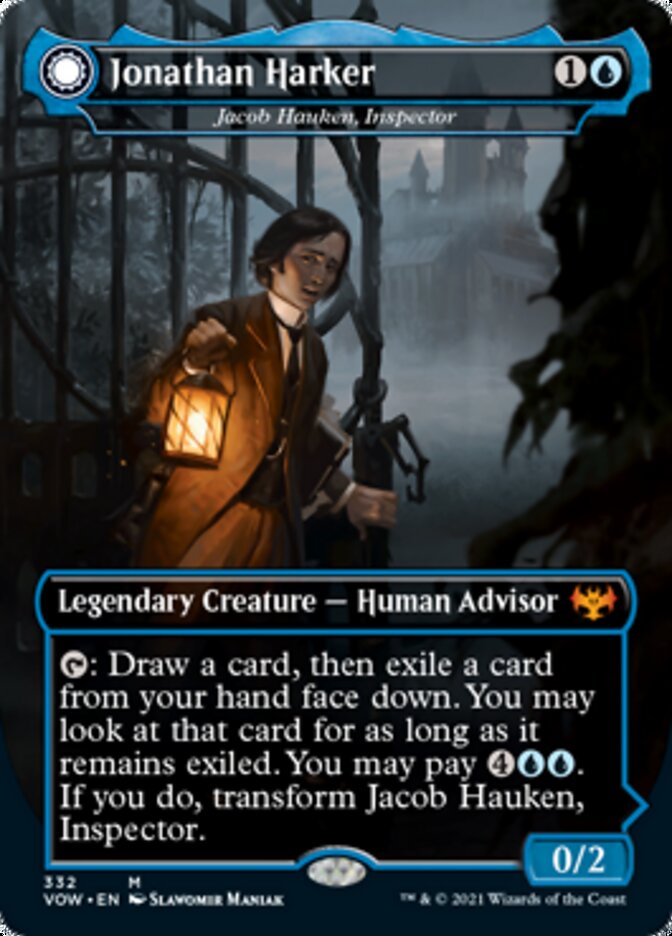 Jacob Hauken, Inspector // Hauken's Insight - Jonathan Harker // Harker's Obsessive Inquiry [Innistrad: Crimson Vow] | Galaxy Games LLC