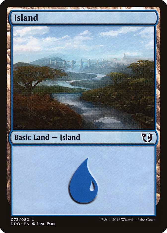 Island (73) [Duel Decks: Blessed vs. Cursed] | Galaxy Games LLC