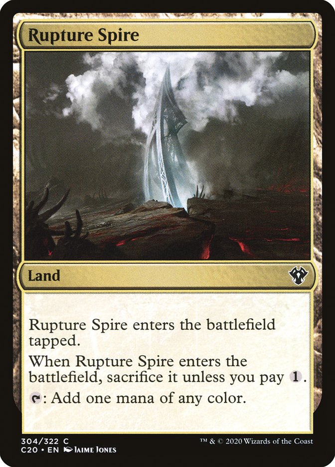Rupture Spire [Commander 2020] | Galaxy Games LLC