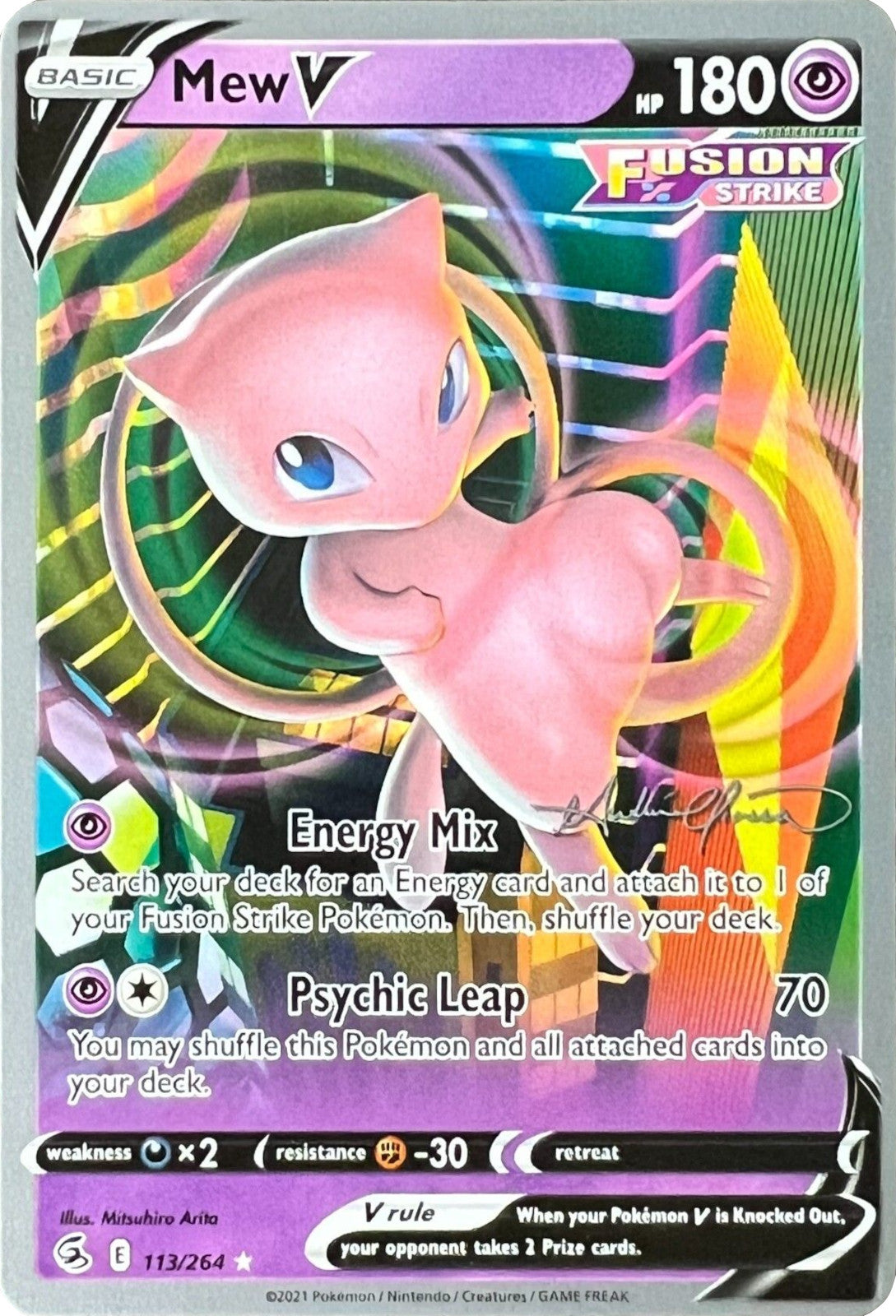 Mew V (113/264) (The Shape of Mew - Andre Chiasson) [World Championships 2022] | Galaxy Games LLC