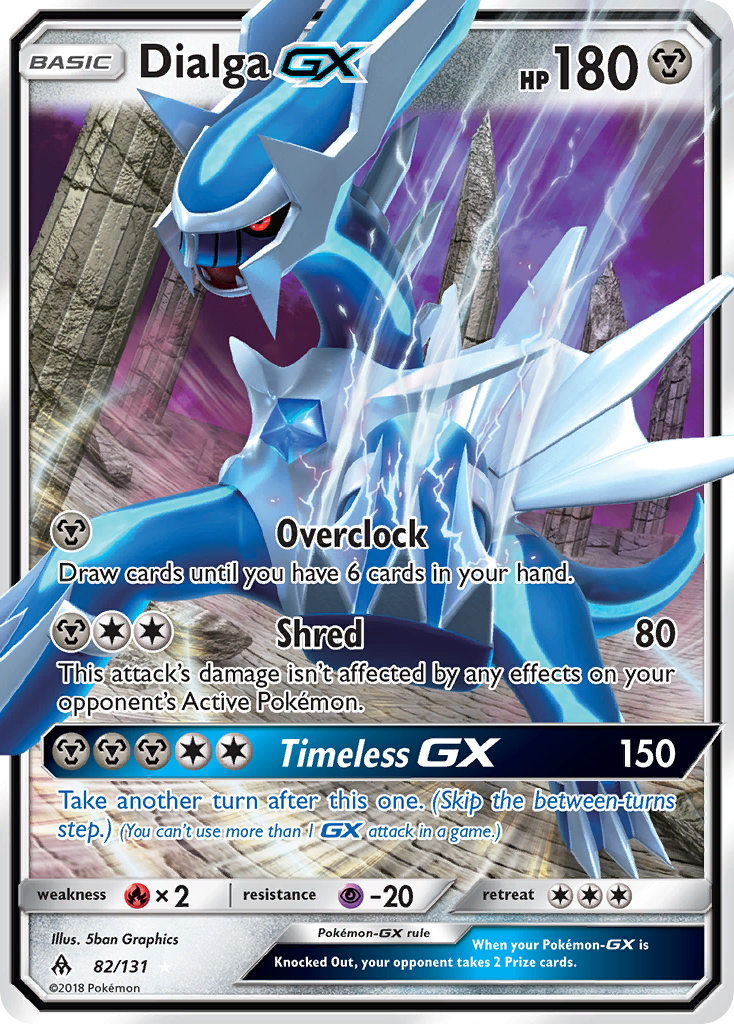 Dialga GX (82/131) [Sun & Moon: Forbidden Light] | Galaxy Games LLC