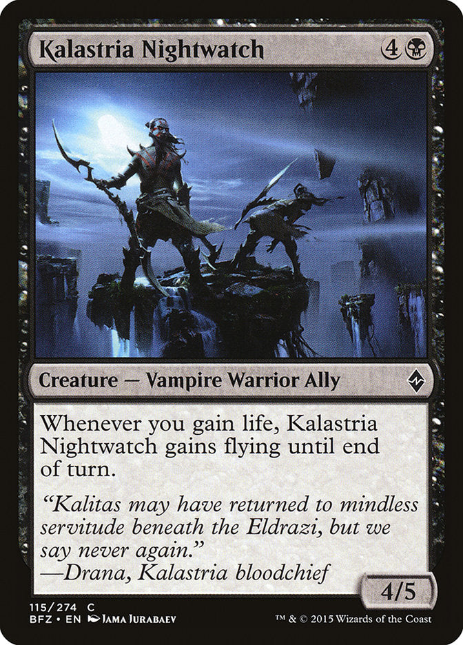 Kalastria Nightwatch [Battle for Zendikar] | Galaxy Games LLC