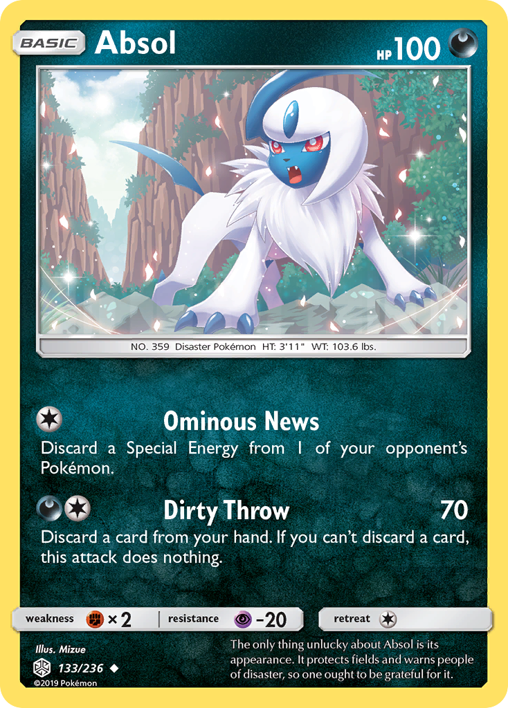 Absol (133/236) [Sun & Moon: Cosmic Eclipse] | Galaxy Games LLC