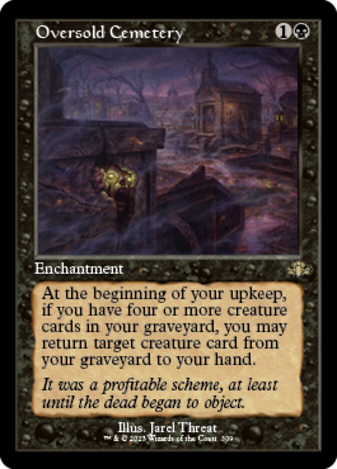 Oversold Cemetery (Retro) [Dominaria Remastered] | Galaxy Games LLC