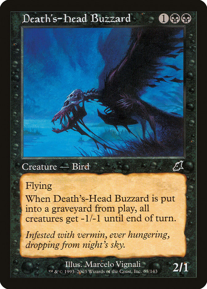 Death's-Head Buzzard [Scourge] | Galaxy Games LLC