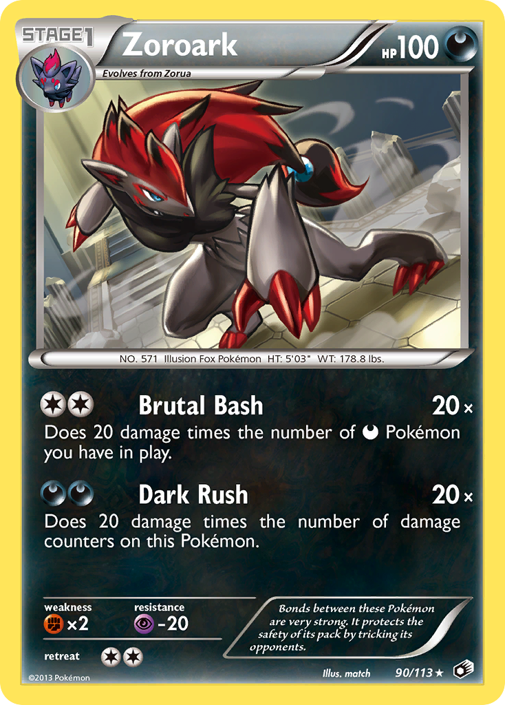 Zoroark (90/113) [Black & White: Legendary Treasures] | Galaxy Games LLC