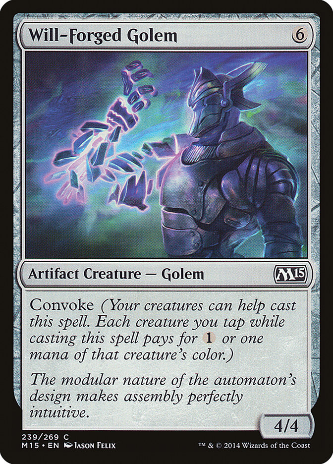 Will-Forged Golem [Magic 2015] | Galaxy Games LLC