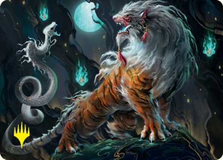 Gloomshrieker Art Card (Gold-Stamped Signature) [Kamigawa: Neon Dynasty Art Series] | Galaxy Games LLC