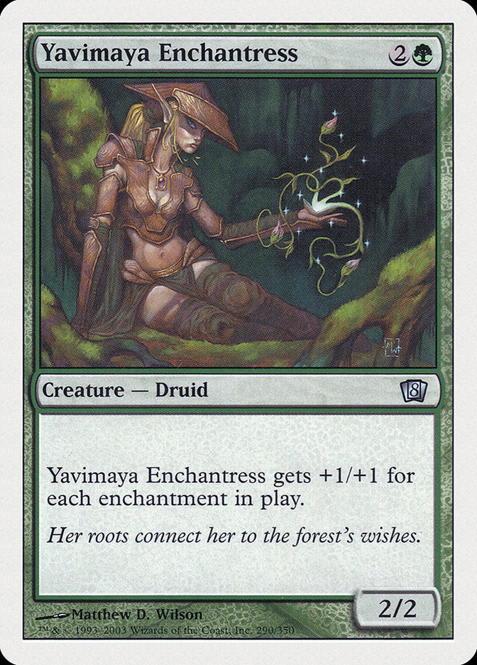 Yavimaya Enchantress [Eighth Edition] | Galaxy Games LLC