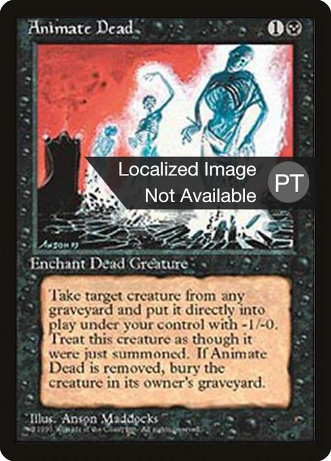 Animate Dead [Fourth Edition (Foreign Black Border)] | Galaxy Games LLC