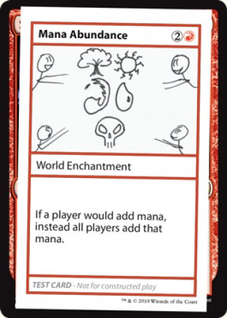 Mana Abundance (2021 Edition) [Mystery Booster Playtest Cards] | Galaxy Games LLC