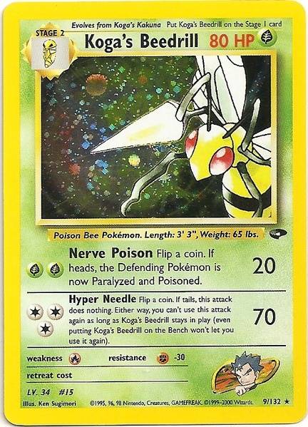 Koga's Beedrill (9/132) [Gym Challenge Unlimited] | Galaxy Games LLC