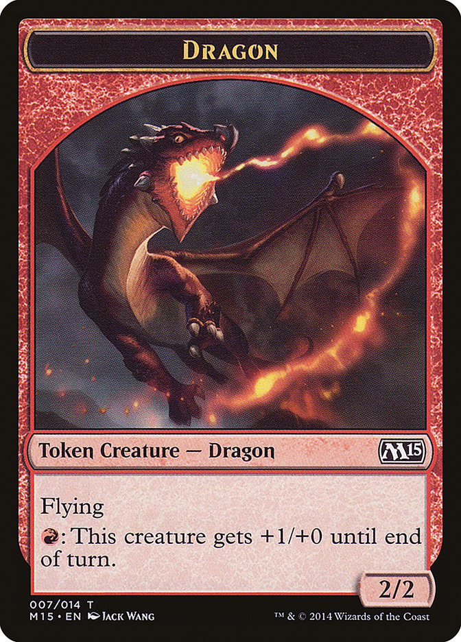 Dragon Token [Magic 2015 Tokens] | Galaxy Games LLC