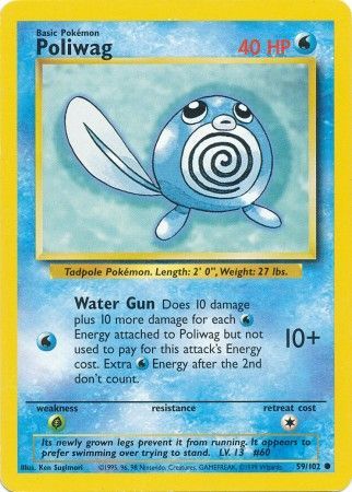 Poliwag (59/102) [Base Set Unlimited] | Galaxy Games LLC