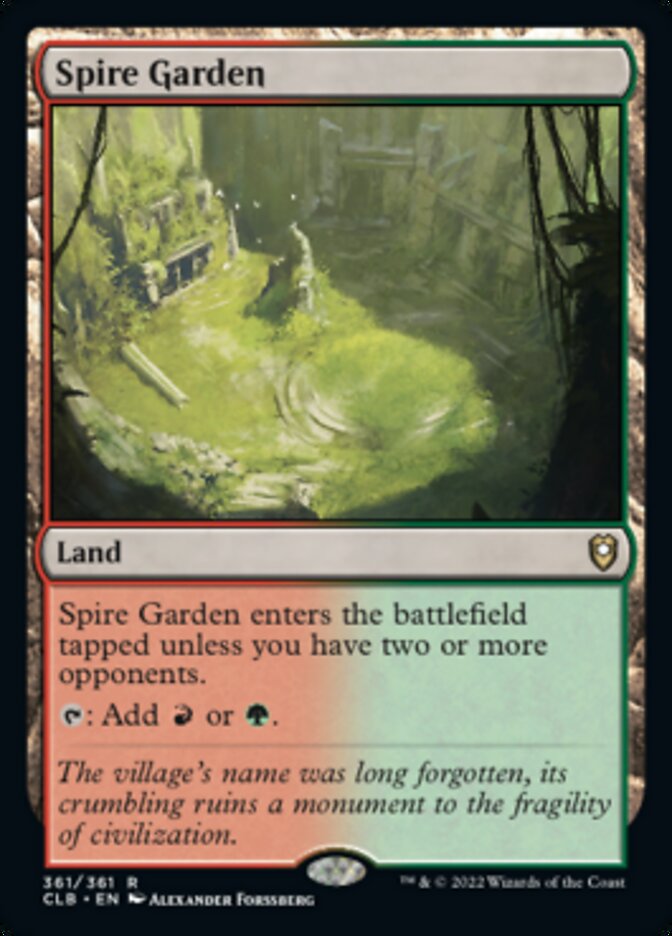 Spire Garden [Commander Legends: Battle for Baldur's Gate] | Galaxy Games LLC