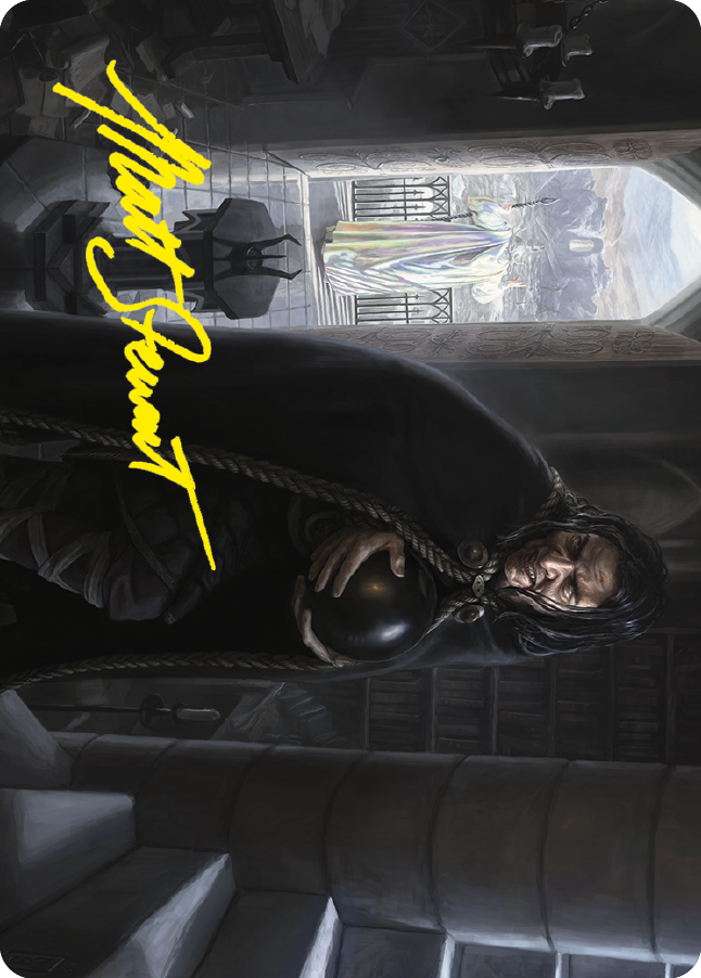 Grima, Saruman's Footman Art Card (Gold-Stamped Signature) [The Lord of the Rings: Tales of Middle-earth Art Series] | Galaxy Games LLC