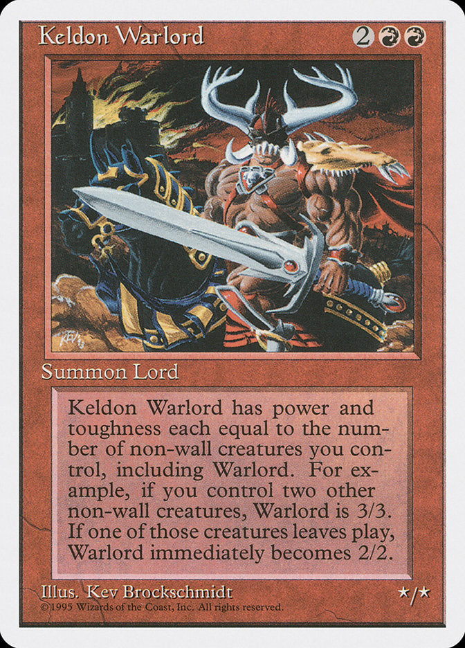 Keldon Warlord [Fourth Edition] | Galaxy Games LLC