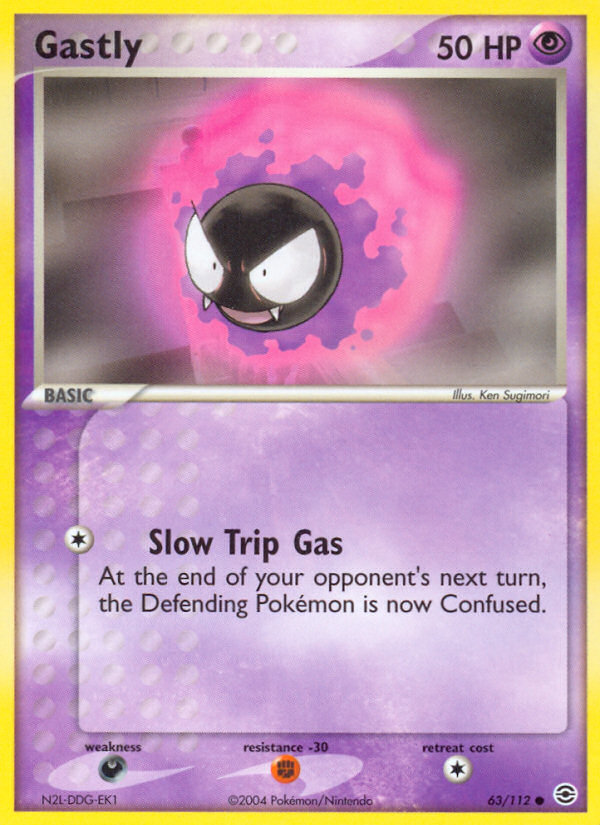 Gastly (63/112) [EX: FireRed & LeafGreen] | Galaxy Games LLC