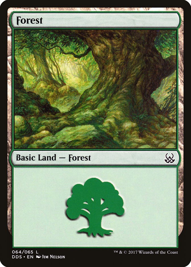 Forest (64) [Duel Decks: Mind vs. Might] | Galaxy Games LLC