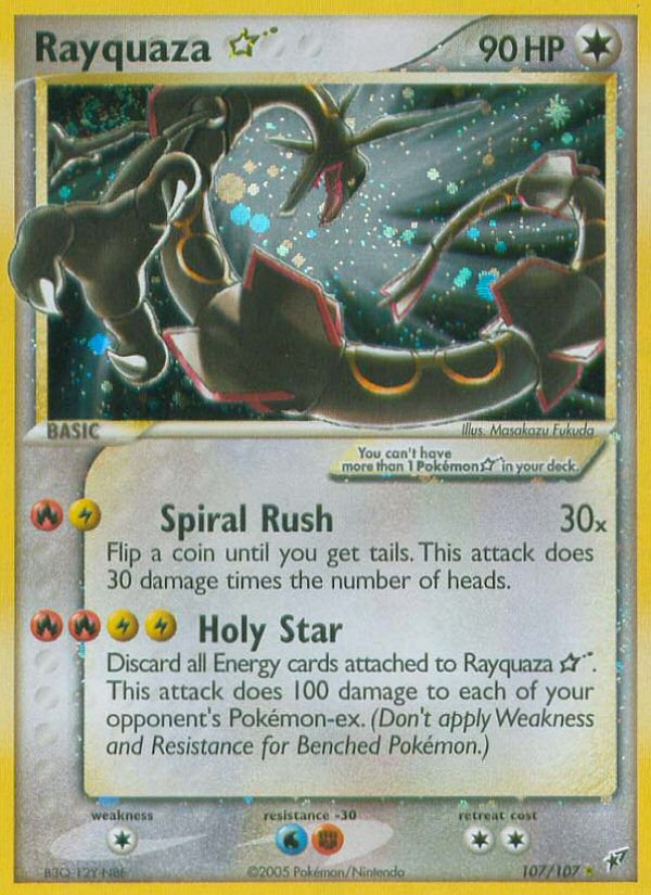 Rayquaza Star (107/107) [EX: Deoxys] | Galaxy Games LLC