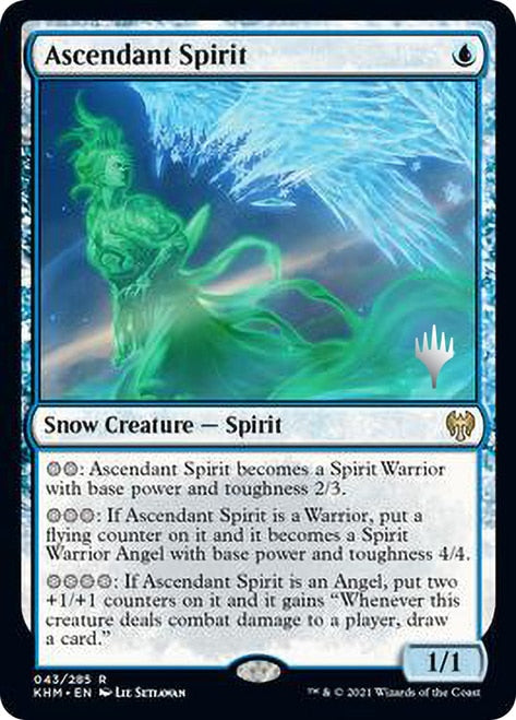 Ascendant Spirit (Promo Pack) [Kaldheim Promos] | Galaxy Games LLC