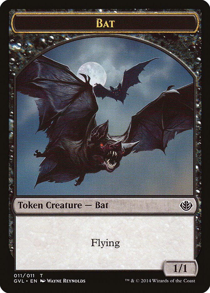 Bat Token (Garruk vs. Liliana) [Duel Decks Anthology Tokens] | Galaxy Games LLC