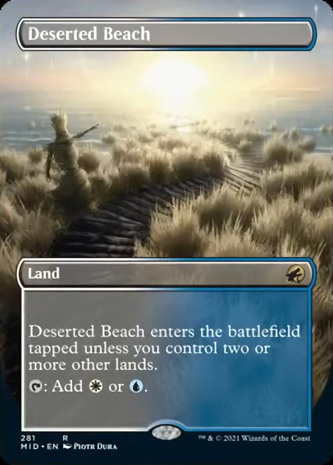 Deserted Beach (Borderless Alternate Art) [Innistrad: Midnight Hunt] | Galaxy Games LLC