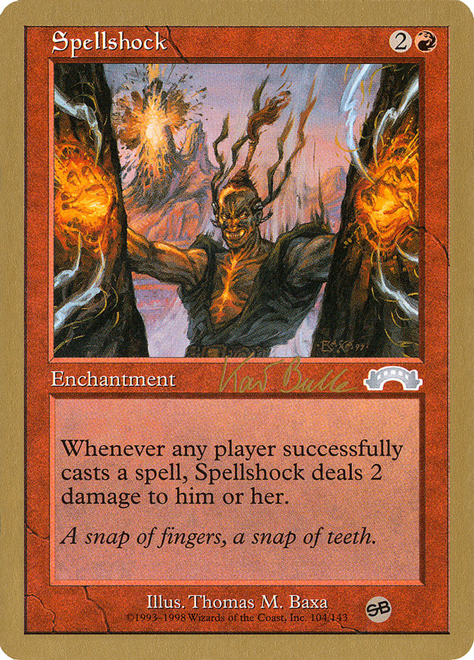 Spellshock (Kai Budde) (SB) [World Championship Decks 1999] | Galaxy Games LLC