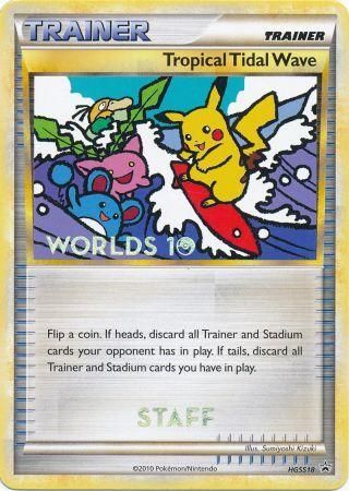 Tropical Tidal Wave (HGSS18) (Staff) [HeartGold & SoulSilver: Black Star Promos] | Galaxy Games LLC