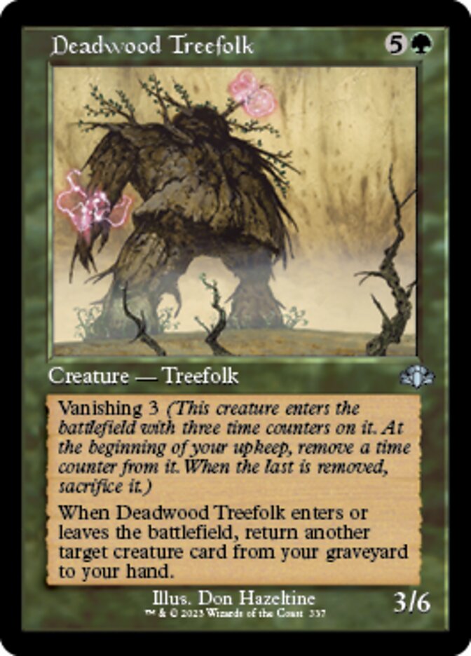 Deadwood Treefolk (Retro) [Dominaria Remastered] | Galaxy Games LLC