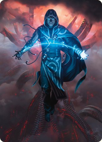 Jace, the Perfected Mind Art Card [Phyrexia: All Will Be One Art Series] | Galaxy Games LLC