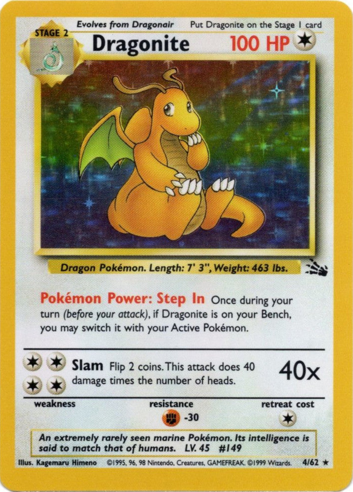 Dragonite (4/62) [Fossil Unlimited] | Galaxy Games LLC