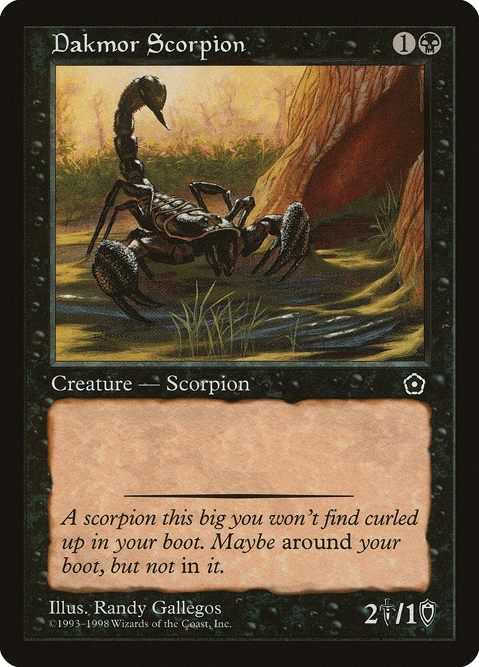 Dakmor Scorpion [Portal Second Age] | Galaxy Games LLC