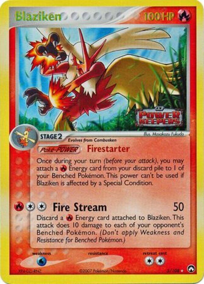 Blaziken (5/108) (Stamped) [EX: Power Keepers] | Galaxy Games LLC