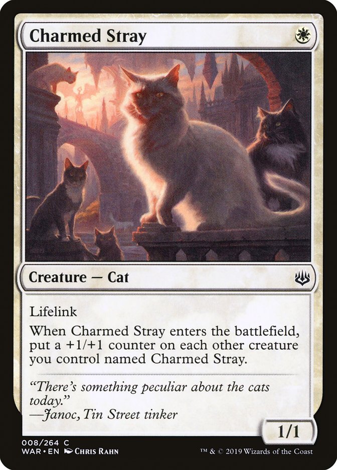 Charmed Stray [War of the Spark] | Galaxy Games LLC