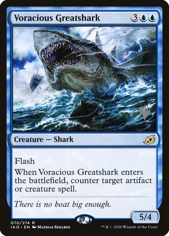 Voracious Greatshark (Promo Pack) [Ikoria: Lair of Behemoths Promos] | Galaxy Games LLC