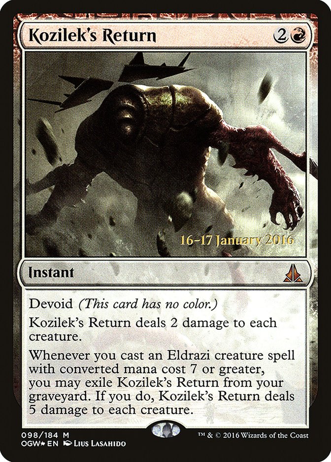 Kozilek's Return [Oath of the Gatewatch Prerelease Promos] | Galaxy Games LLC