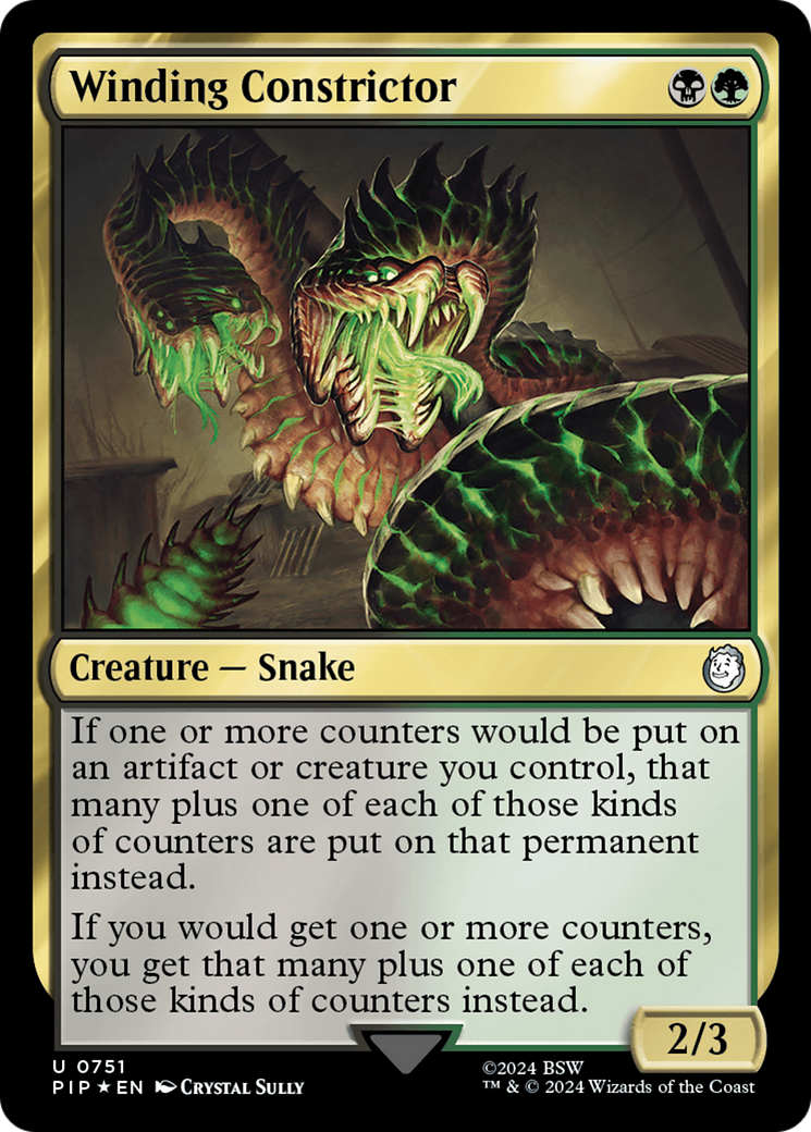 Winding Constrictor (Surge Foil) [Fallout] | Galaxy Games LLC