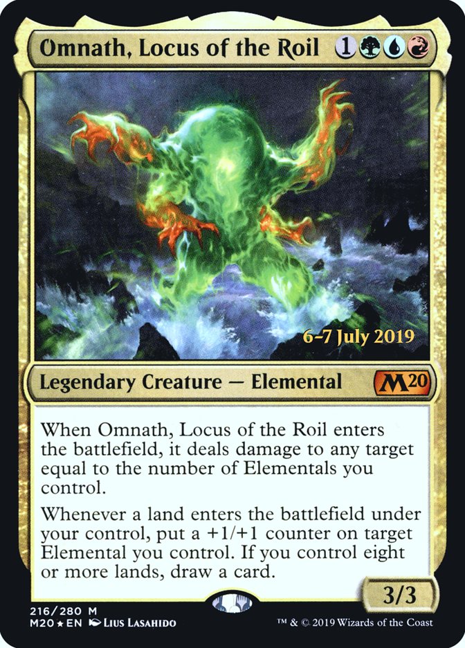 Omnath, Locus of the Roil [Core Set 2020 Prerelease Promos] | Galaxy Games LLC