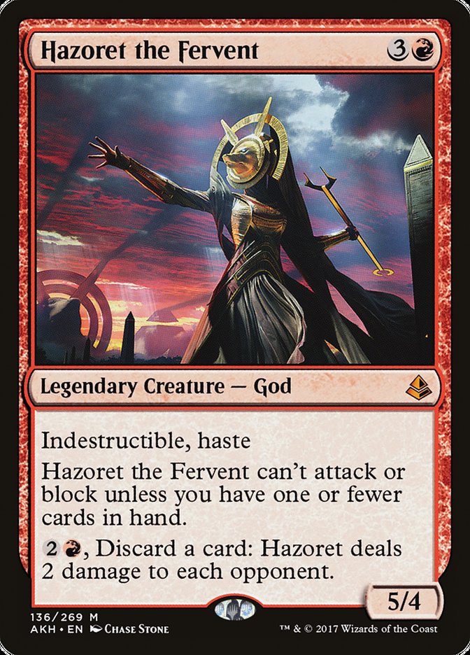 Hazoret the Fervent [Amonkhet] | Galaxy Games LLC