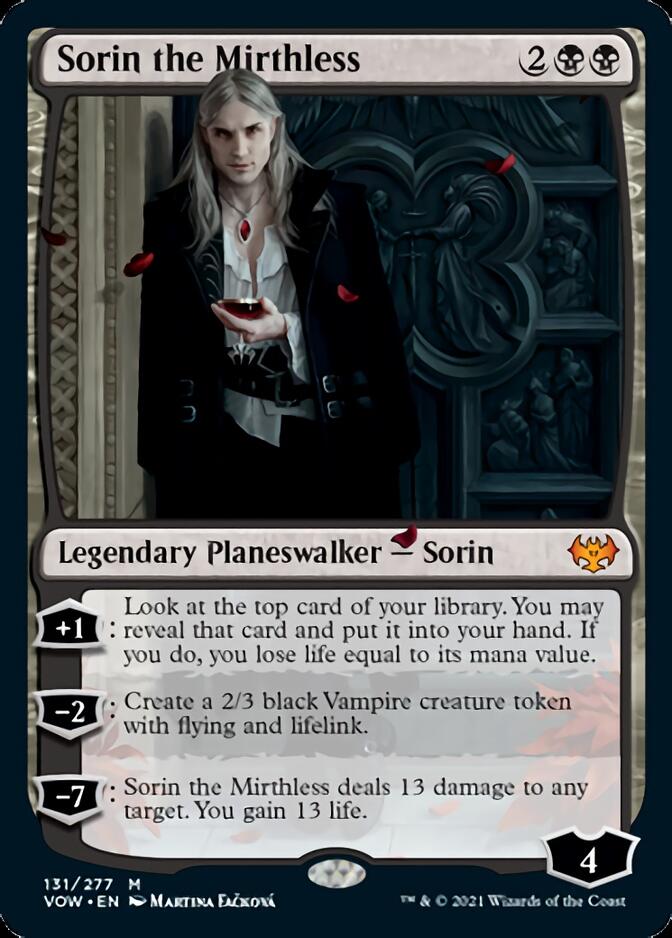 Sorin the Mirthless [Innistrad: Crimson Vow] | Galaxy Games LLC