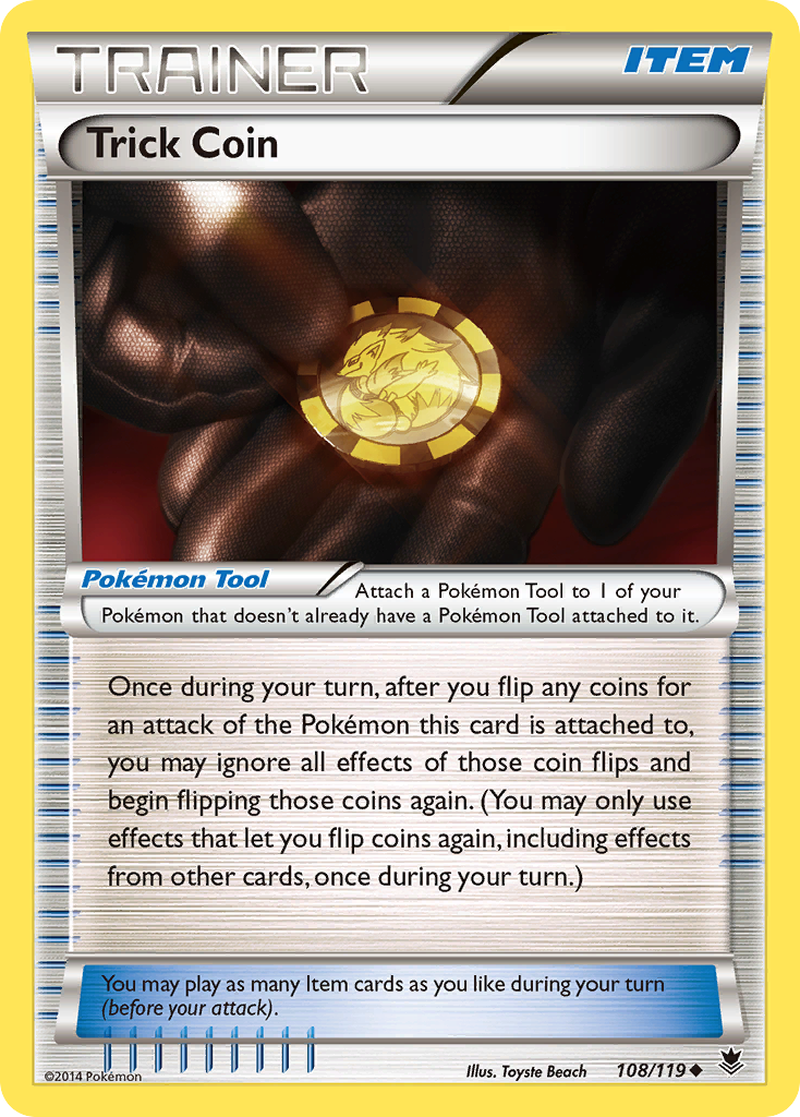 Trick Coin (108/119) [XY: Phantom Forces] | Galaxy Games LLC