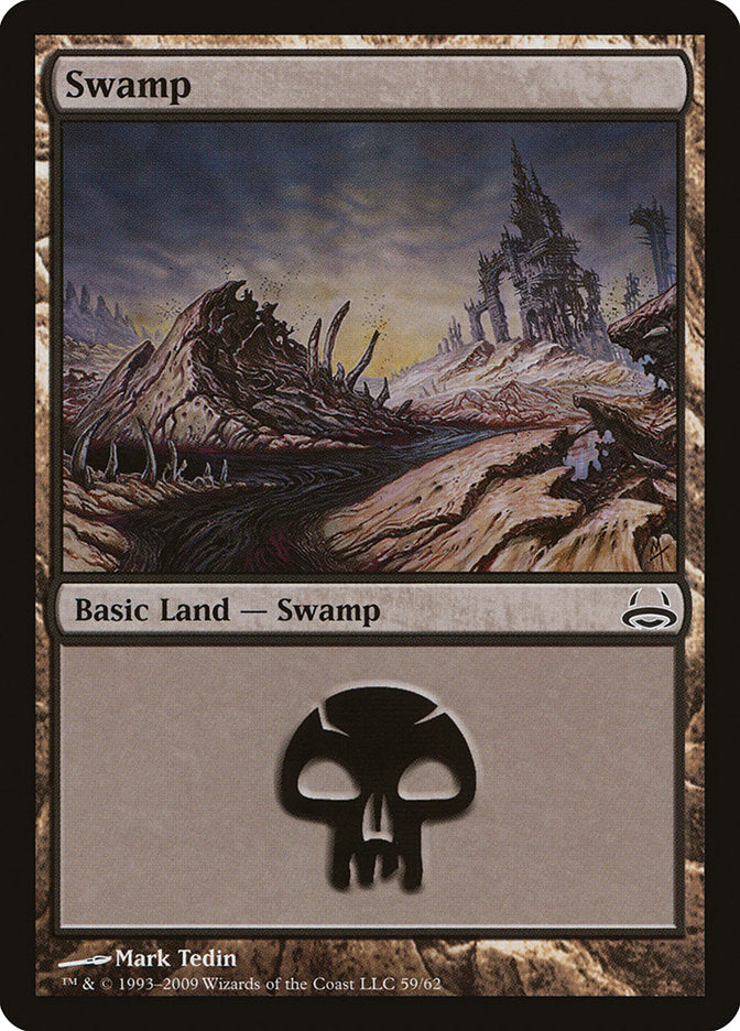 Swamp (59) [Duel Decks: Divine vs. Demonic] | Galaxy Games LLC