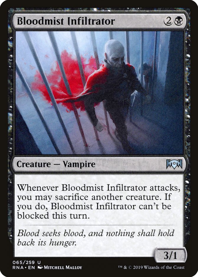 Bloodmist Infiltrator [Ravnica Allegiance] | Galaxy Games LLC