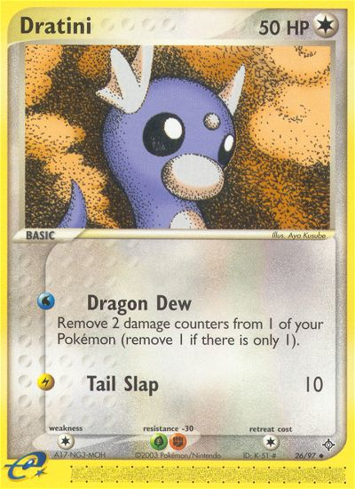 Dratini (26/97) [EX: Dragon] | Galaxy Games LLC