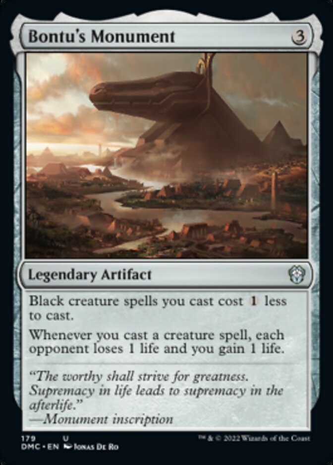 Bontu's Monument [Dominaria United Commander] | Galaxy Games LLC