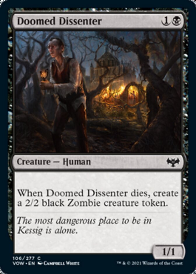 Doomed Dissenter [Innistrad: Crimson Vow] | Galaxy Games LLC